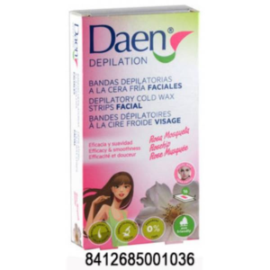 DAEN DEPILAT.BANDAS FACIALES ROSA MOSQUE