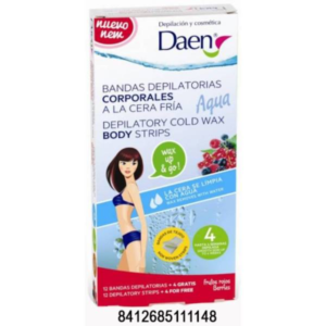 DAEN DEPILAT.BANDAS CORPORALES AQUA C/ 1