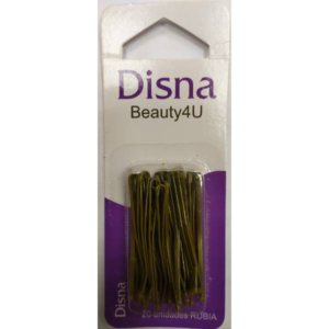 DIS HORQUILLA TRABA PELO RUBIA 20 UDS.