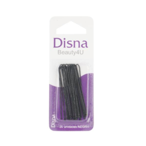 DIS HORQUILLA MOÑO NEGRA 20 UDS.  VA-HMN