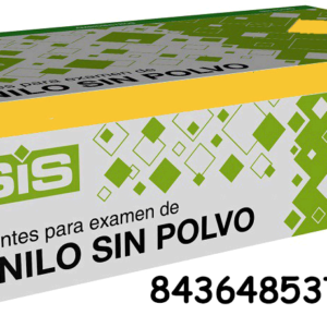 GUANTES DE VINILO TALLA M 100UDS C/10